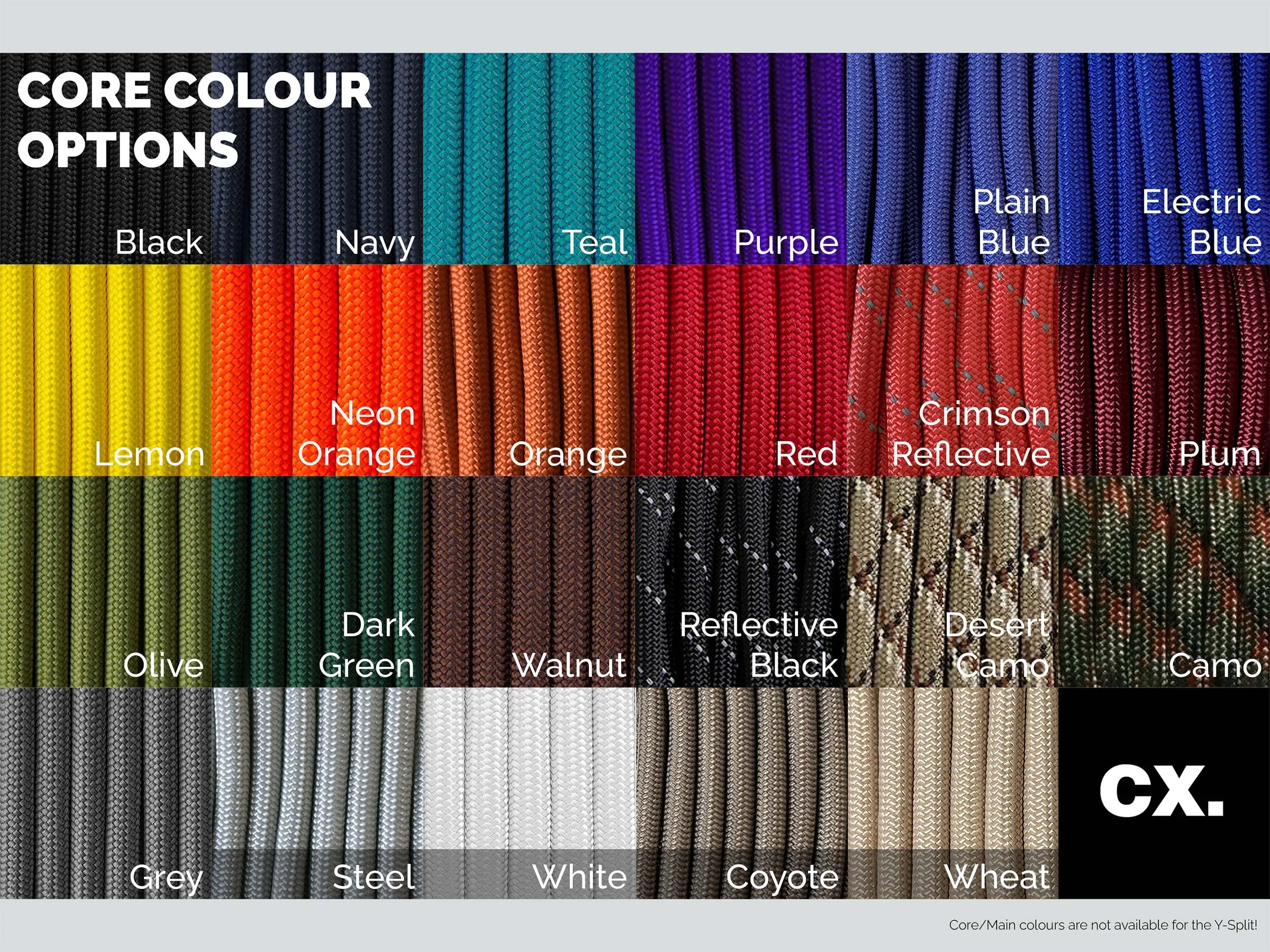 Customize your headphone cable with the full range of cxnnected colours.