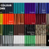 The full range of colours offered for the main cable.
