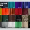 The full range of colours offered for the main cable.